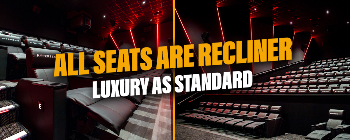 ALL SEATS ARE RECLINER
